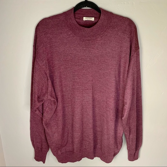 Gran Sasso Italian Wool Silk Cashmere Blend Sweater
